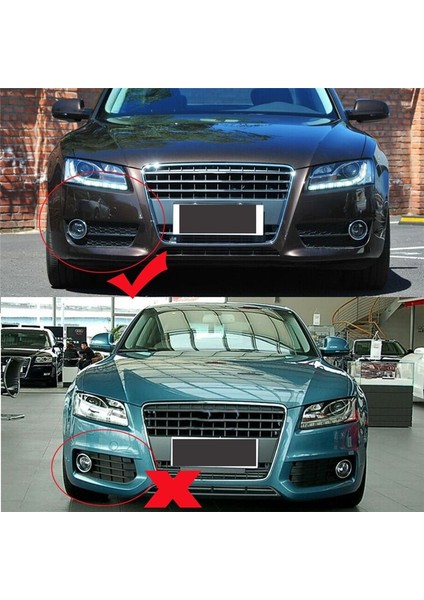 1paır Araç Ön Izgara Izgara Audi A5 Coupe/sportback 08-11 Cabriolet 10-11 B Için (Yurt Dışından) modelleri