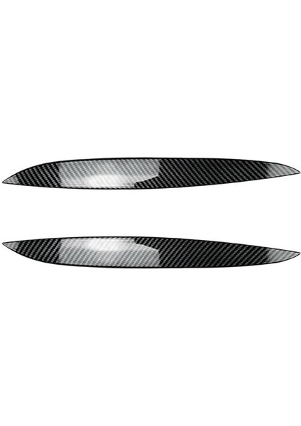 Vw Golf4 Mk4 Iv Için 1997-2005 Karbon Fiber Ön Far Kapağı Garnitür Strip Kaş Kaplama Çıkartma (Yurt Dışından)