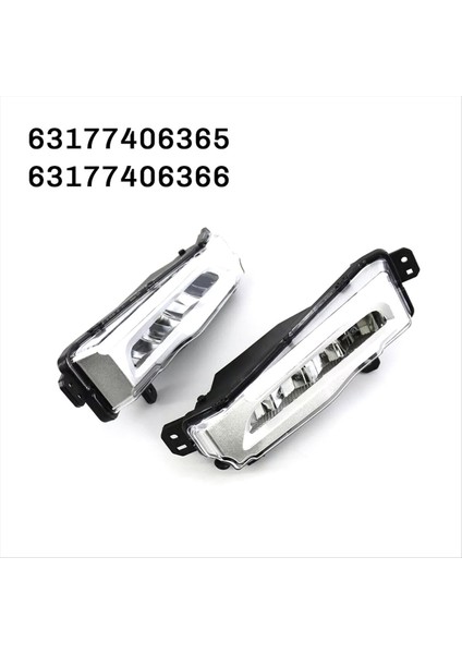 Araba LED Sis Fog Gündüz Çalışan Işık 6317406365 63177406366 Bmw X5 X6 X7 G05 G06 G07 M50I 40IX 50IX (Yurt Dışından)