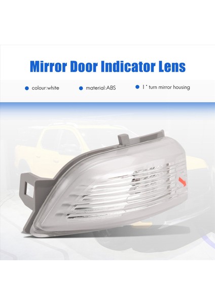 Ford Everest Ranger 2012-2018 Için Sol Taraf (Lh) Kanat Ayna Kapısı Göstergesi Lens Dönüş Sinyal Işık Kapağı (Ampul Olmadan) (Yurt Dışından) indirimleri