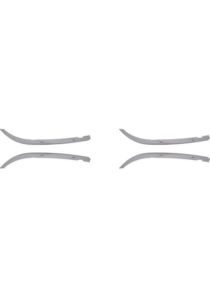 4x Araç Ön Taraf Far Alt Kalıp Trim 51138168809 51138168810 For-Bmw 5 Serisi E39 525I 528I 530I 540I M5 (Yurt Dışından)