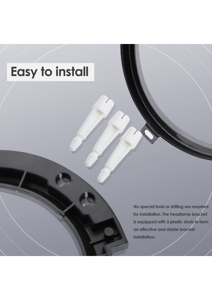 Jeep Wrangler Için Far Metal Halkası ile 7 Inç Yuvarlak Far Montaj Tespit Braket Halkası Seti Jk 2007-2017 (Yurt Dışından) indirimleri