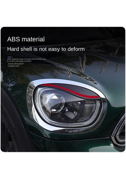 Araba Farlar Kaşları Göz Kapakları Bmw Mini Cooper F60 Için Kirpik Kafası Işık Lambası Çıkartmaları (Yurt Dışından) modelleri