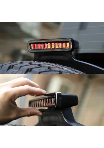 Siyah Araba Fren Işık Lambası Kapağı Jeep Wrangler Için Jl Gladiator Jt 2018-2023 (Yurt Dışından) modelleri