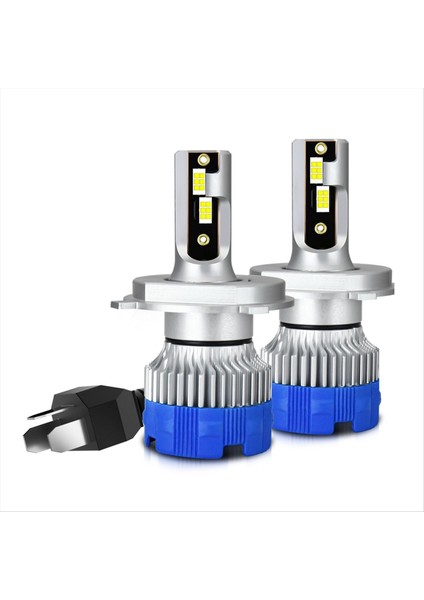 H4 LED Sis Ampulleri Araba Far Kanbus Işığı 50W 5000LM 6000K Serin Beyaz Işık Arabalar Için Drl Yedek (Yurt Dışından)