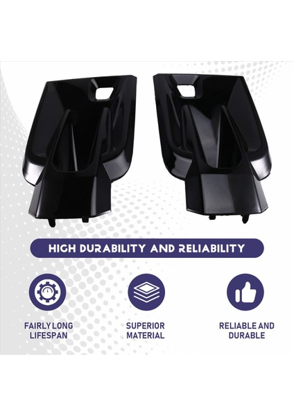 2pcs Abs Gloss Siyah Sis Lamba Toyota Için Kapak Kapak (Yurt Dışından) fırsatları