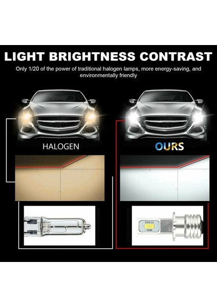 10X H3 Süper Parlak LED Far Sisi Taç Lambası Ampul Kiti 6000K Beyaz 10W (Yurt Dışından) modelleri