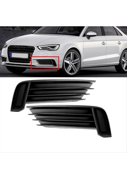 Araba Ön Tampon Sis Fark Kapağı Sis Lambası Izgara Kabuğu Audi A3 2013-2017 Araç Aksesuarları (Yurt Dışından) fiyatları