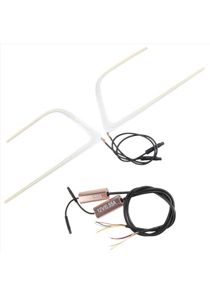 Çift Renkli Beyaz / Amber LED C-Ring Devre Kartı Far Far Çalıştırma / Dönüş Sinyal Işıkları Subaru Wrx &amp Stı 2015-2018 (Yurt Dışından) indirimleri