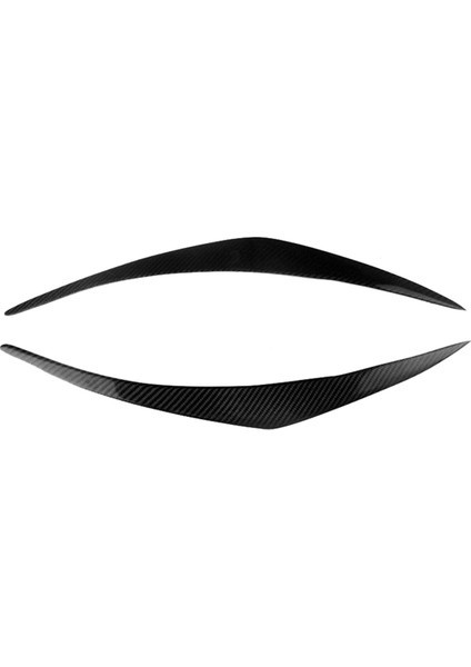 Araba Ön Far Kaş Kafası Işık Göz Kapağı Kaş Karbon Fiber Döşeme Sticker Honda Civic 2012-2015 (Yurt Dışından)