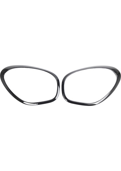 2pcs Ön Far Lambası Çerçeve Döşeme Bmw Mini Cooper Için Parlak Siyah R60 2011-2016 51139801573 51139801574 (Yurt Dışından)