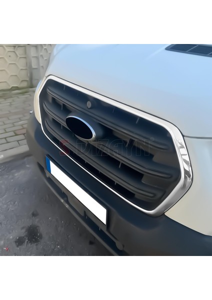 Ford Transit Krom Ön Panjur Çerçevesi Geniş Model 4 Prç. 2018 ve Üzeri