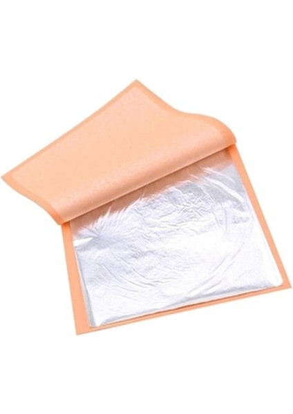 25 Yaprak Gümüş Renk Yaprak Varak 16 x 16 cm Özellikli Sanatsal Malzeme fiyatları