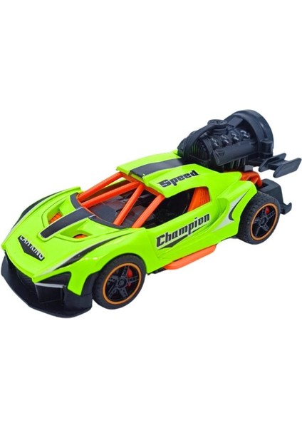 Işıklı Sesli Spray Fonksiyonlu Çek Bırak Buhar Atan Pilli Metal Oyuncak Araba indirimleri