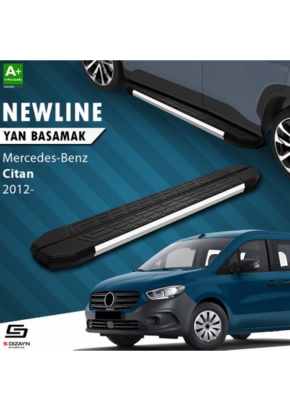 Mercedes Citan NewLine Krom Yan Basamak 193 Cm 2012-2021 A+ Kalite