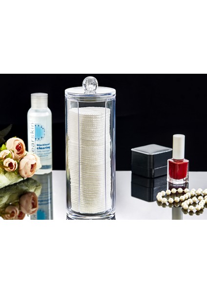 2'li Set Renkli Yapışkanlı Makyaj ve Baharatlık Rafı, Pamuğu Organizeri