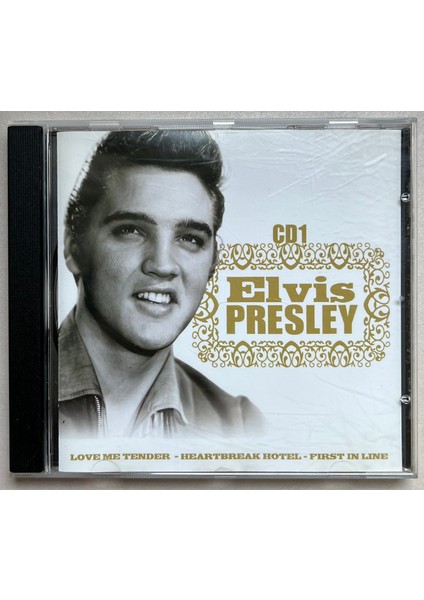 Elvis Presley CD 1 Love Me Tender Heartbreak Hotel First In Line CD 1 (Orijinal Dönem Baskı Cd)