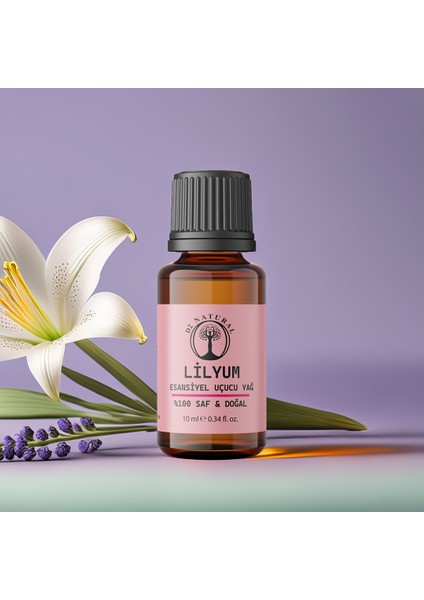 Lilyum Esansiyel Uçucu Yağ %100 Saf & Doğal 10 ml