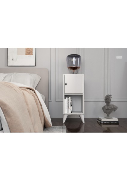 Ayaklı Kapaklı Komodin KMD-1060-Ç