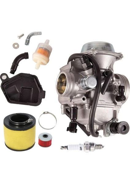 Karbüratör ve Hava Filtresi Yağ Filtresi Kiti Honda Fourtrax 300 TRX300FW 4x4 1988-2000 16100-HC4-013 16100-HC4-840 (Yurt Dışından)