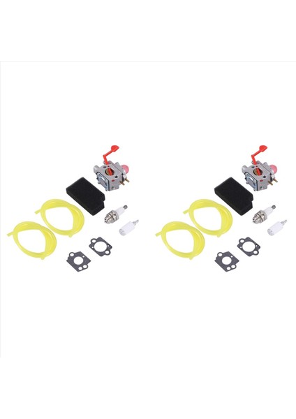 2x 545081855 Poulan Pro Için Karbüratör BVM200C P200C Husqvarna GBV325 P325 Zanaatkar 25CC Üfleyici Walbro WT-875A (Yurt Dışından)