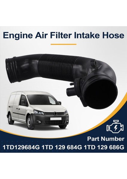 2x Vw Jetta Touran Mk6 Için 2 0 2011-2017 Araba Motoru Hava Filtresi Emme Hortumu 1TD129684G (Yurt Dışından) fırsatları
