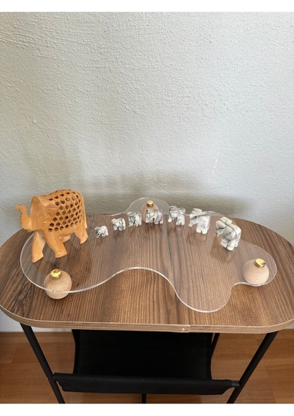 Şeffaf Pleksi Top Ayaklı Düzenleyici Organizer, Şık ve Pratik Kullanım Sağlar. fiyatları