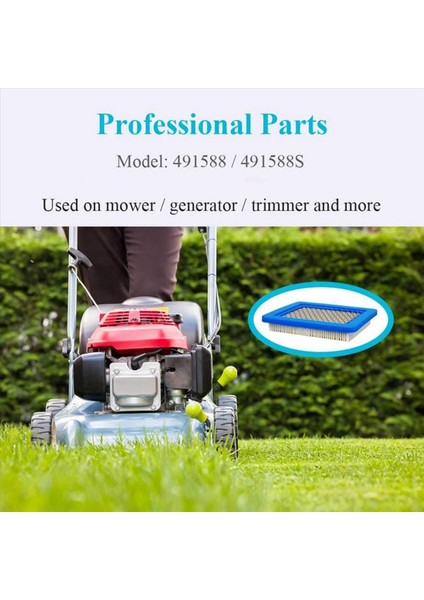 10 Parçalı Hava Filtresi Briggs ve Stratton 491588S399959 491588 Serisi Hava Filtrelerine Uygundur (Yurt Dışından) fırsatları
