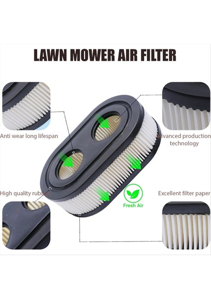 3pack 593260 Hava Filtreleri ve 491055 550E 575EX Serisi Motorlar Için Buji, Çim Biçme Makinesi Bujarı Içerir RC12YC 4910555T (Yurt Dışından) fırsatları