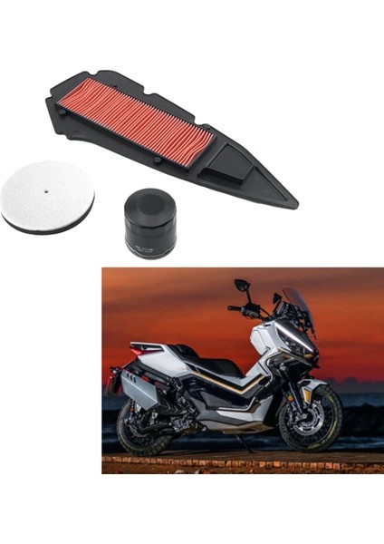 2x Motosiklet Motoru Hava Filtresi Yağ Filtresi Hava Giriş Süngeri ile Zontes ZT368G 368G Emme Temizleyici Elemanı (Yurt Dışından) indirimleri