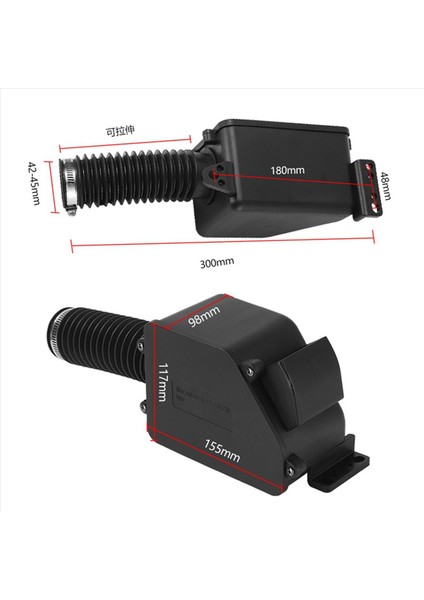 2x Yeni Atv Hava Filtresi Kutusu Emme Temizleyici Viraj Filtresi ile Uyumlu Gy6 150CC Motor 4 Tekerlekli Atv Go Kart Scooter Moped (Yurt Dışından) fiyatları