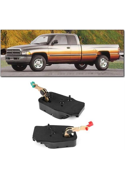 1 Çift Sol ve Sağ Kapı Indirme Mandalı Menteşeleri Kapı Kilidi Mandalı 55275101 55275100 Dodge Ram 1500 2500 3500 98-02 Için (Yurt Dışından) fırsatları