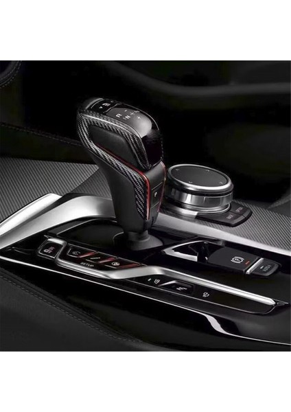 Bmw F90 M5 F97 X3M F98 X4M 2019-2023 Için Gerçek Karbon Fiber Araba Vites Topuzu Kapağı Aksesuarları (Yurt Dışından) indirimleri