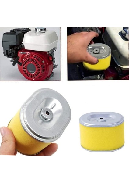 10 Adet Çim Biçme Makinesi Hava Filtresi 17210-ZE1-507 17210-ZE1-517 Honda GX120 GX160 GX200 5 5hp 6 5hp (Yurt Dışından) fırsatları