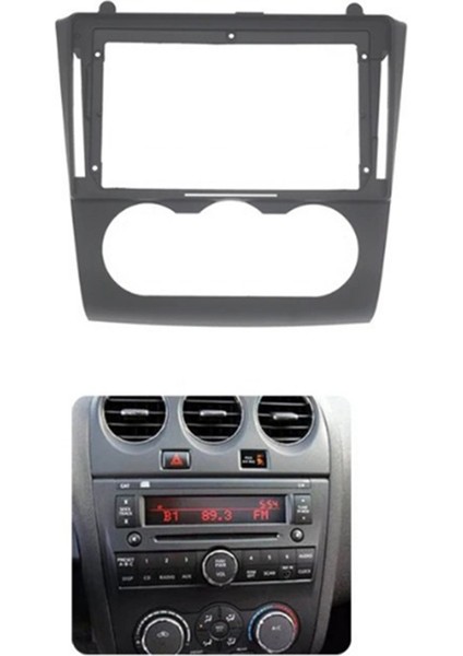 Nissan Altima 2006-2012 Lhd Için 9 Inçlik Araba Radyo Paneli Çerçevesi Manuel Klima Paneli Çerçevesi Ac Ayar Düğmesi Paneli (Yurt Dışından) modelleri