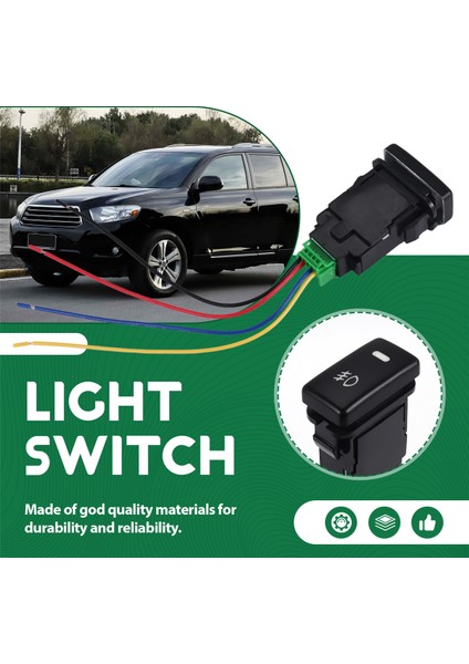 Toyota Lexus Beyaz Işık Için 4 Hatlı Otomatik Dönüştürme Anahtarı Su Geçirmez Geçiş Anahtarı Sis Lambası Anahtarı (Yurt Dışından) fırsatları