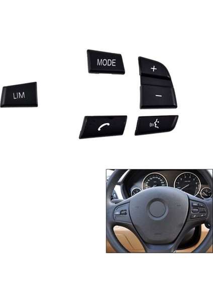 Bmw 1 3 5 6 7 Serisi F20 F30 F34 F10 F07 F12 F01 Için Çok Fonksiyonlu Direksiyon Simidi Kontrol Anahtarı Düğmesi Kiti (Yurt Dışından) modelleri