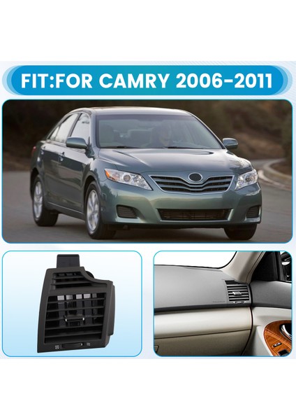 Toyota Camry 2006-2011 Için Ön Gösterge Paneli Klima Hava Kanalı Çıkış Havalandırma Düzeneği Gelişmiş Hava Akışı 55660-06130 Sağ (Yurt Dışından) indirimleri