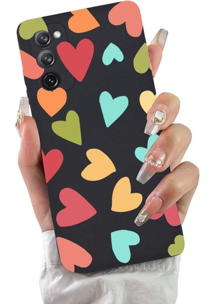 Samsung Galaxy S20 Fe ile Uyumlu Tropikal Kalpler (0214B) Tasarımlı Siyah Lansman Kılıf fiyatları