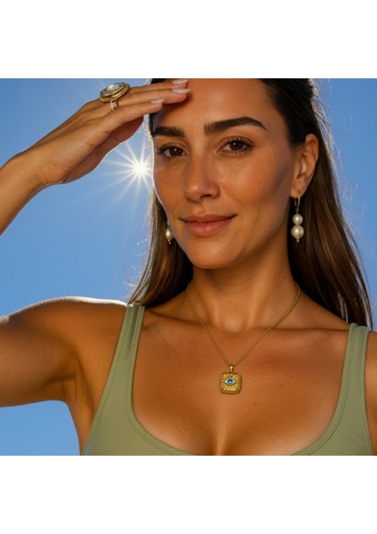 Nazar Madalyon Kolye