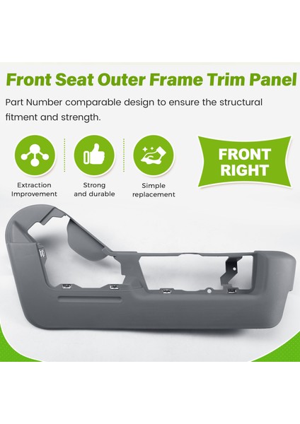 Ford F-150 Lincoln Mark Lt 2011-2014 Koltuk Yan Koruma Muhafazası BL3Z-1562186-AA R Için Araç Ön Koltuk Dış Çerçeve Döşeme Paneli (Yurt Dışından) fırsatları