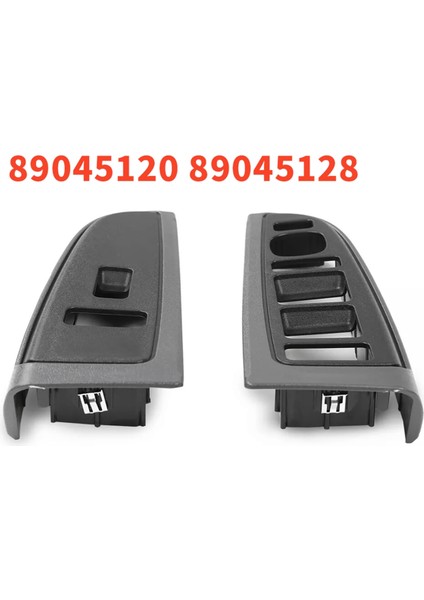 Chevy Silverado Gmc Sierra 03-07 Kol Dayanağı Üst Paneli Açık Gri Için 1 Çift Ön Cam Anahtarı Çerçevesi 89045128 89045120 (Yurt Dışından) modelleri