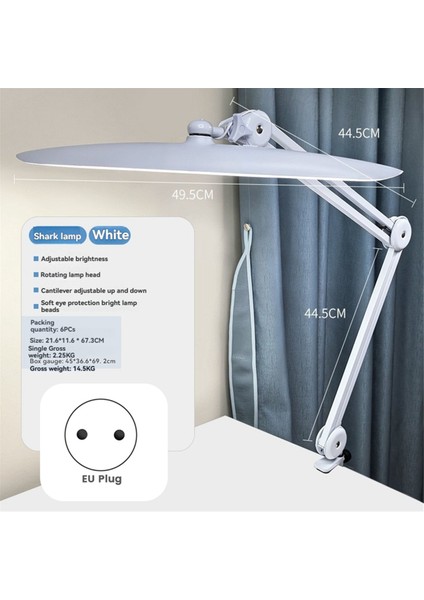 Ev Ofis Tırnak Teknisyenleri Için Kelepçeli LED Lamba Beyaz Ab Fişi (Yurt Dışından) modelleri