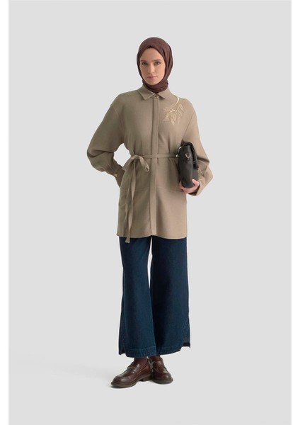 Pensli Tunik 25K4951 Latte modelleri