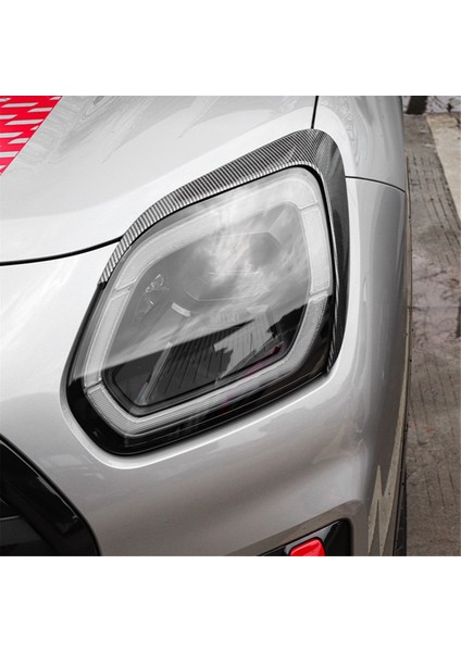 Mını Jcw Countryman U25 Aksesuarları Için Araba Far Çerçevesi Dekorasyon Şekillendirme Far Kapağı Kaşları (Yurt Dışından) indirimleri