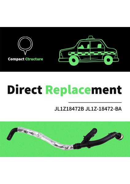 Ford Navigator Için Motor Sıcak Hava Çıkış Hortumu Borusu JL1Z-18472-C (Yurt Dışından) indirimleri