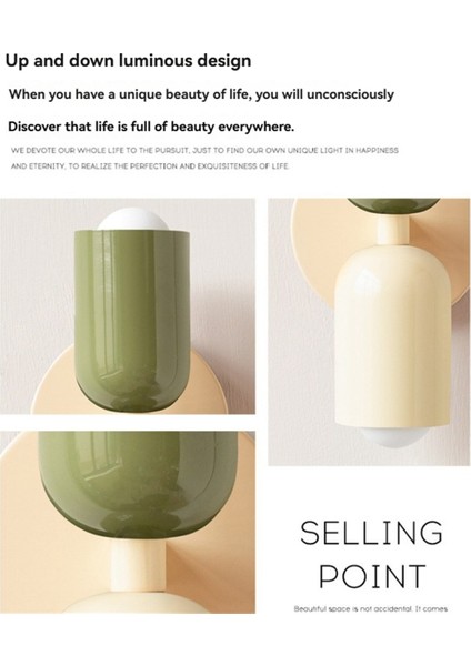 LED Duvar Lambası Modern Minimalist Krem Çift Kafa Işıklar A (Yurt Dışından) fırsatları