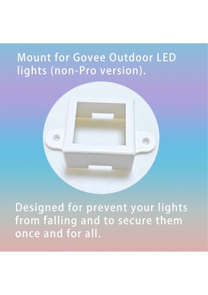 Govee Dış Mekan LED Işıkları Için 40 Parça Montaj, LED Işık Montaj Braketleri (Yurt Dışından) fiyatları
