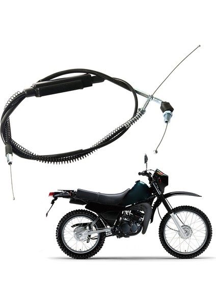 Yamaha DT125 DT125K Motosiklet Gaz Kelebeği Yağı Kablo Hattı Için Bölünmüş Tip Gaz Kelebeği Kablosu Ayrı Iki Gaz Kelebeği Hattı (Yurt Dışından) fiyatları