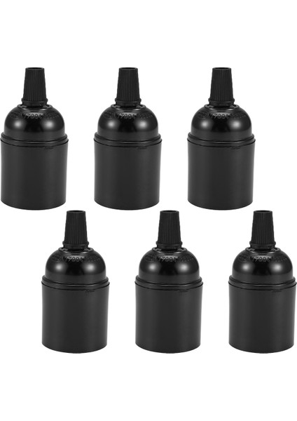 6'lı Paket Bakalit Lamba Tutucu E26/E27 Ampul Duyu Vintage Ampul Duyu Es Vidalı Lamba Tutucu Tavan/sarkıt/zemin Için (Yurt Dışından)